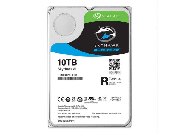 Ổ cứng dung lượng lưu trữ 10TB ST10000VE001