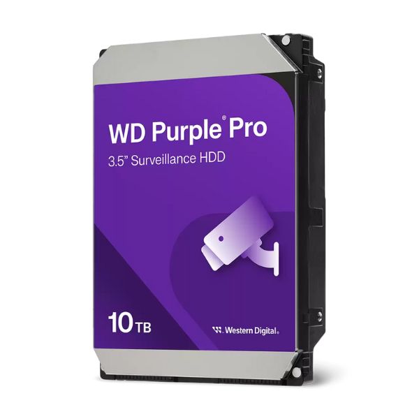 WD HDD Purple Pro 10TB 3.5" SATA 3/ 256MB Cache/ 7200RPM (Màu tím) -WD102PURP