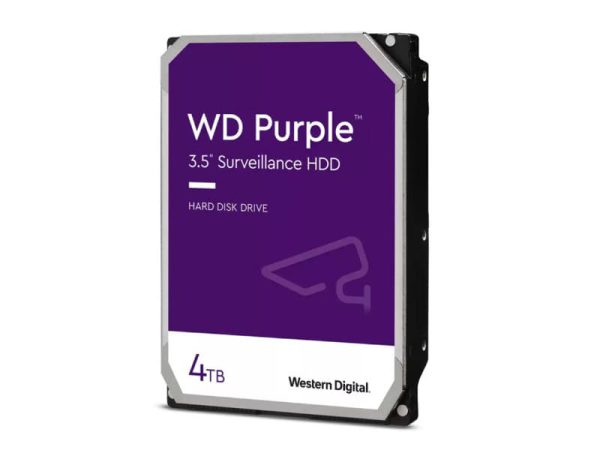 WD HDD Purple 4TB 3.5" SATA 3/ 64MB Cache/ 5400RPM (Màu tím) - WD43PURZ